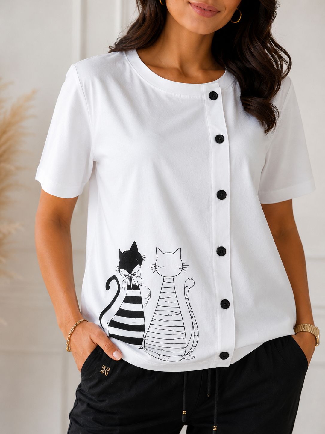 Set Katy - tricou și pantaloni -
