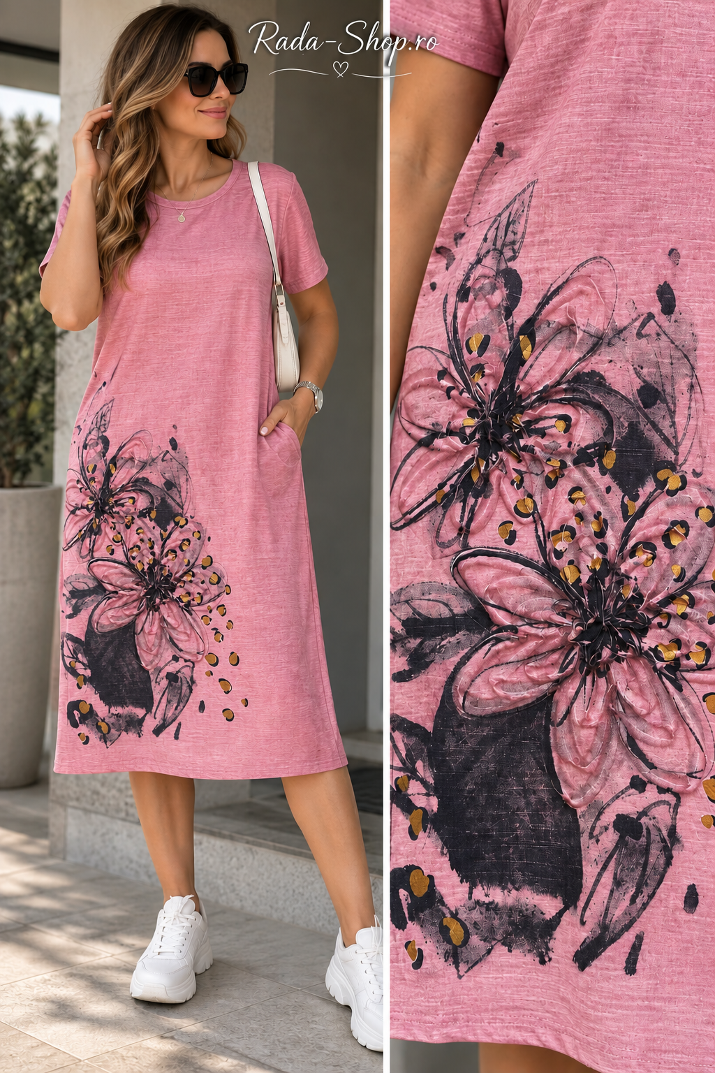 Rochie conținut in Rose
