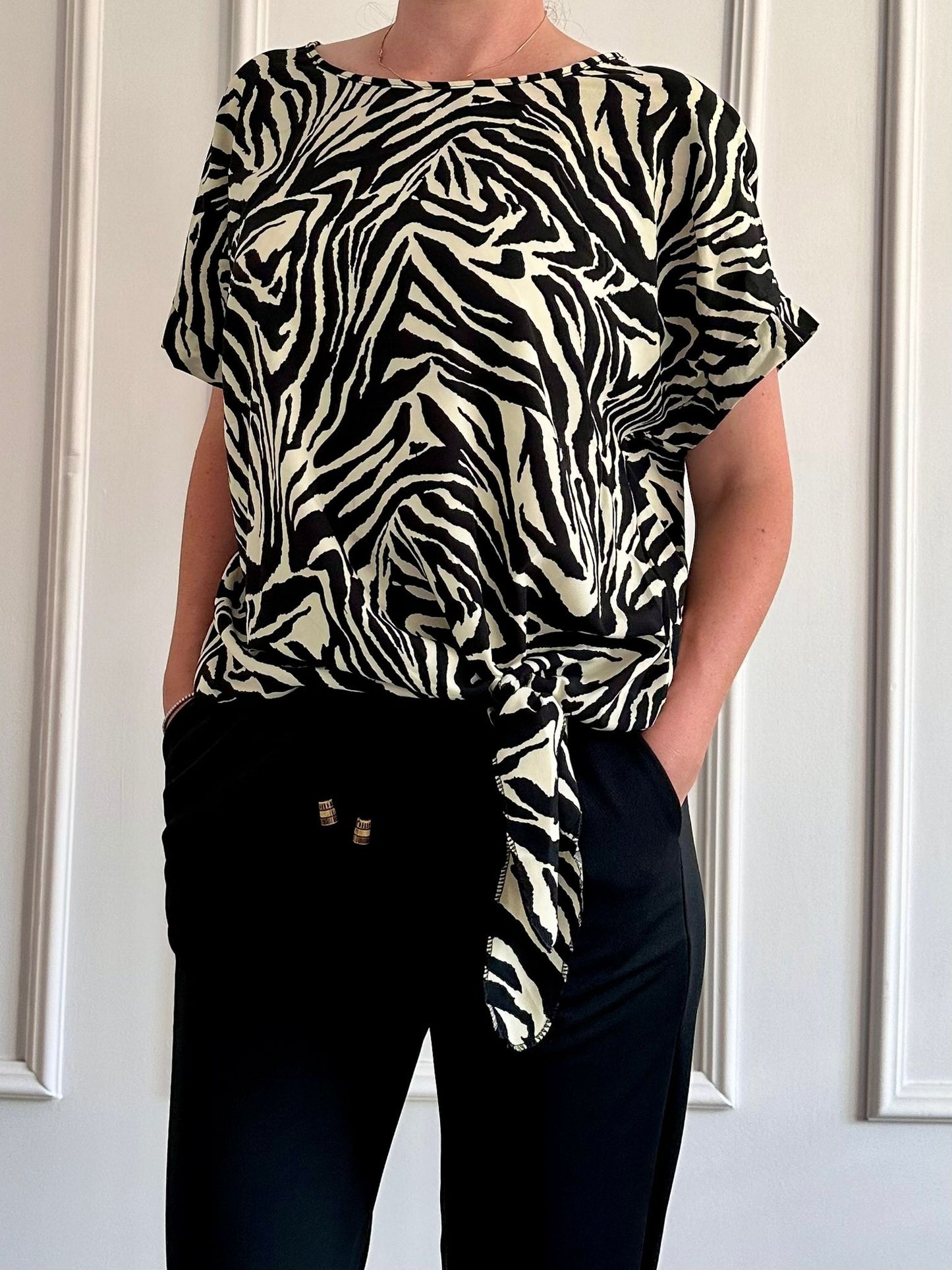 Bluză Verra Zebra Print