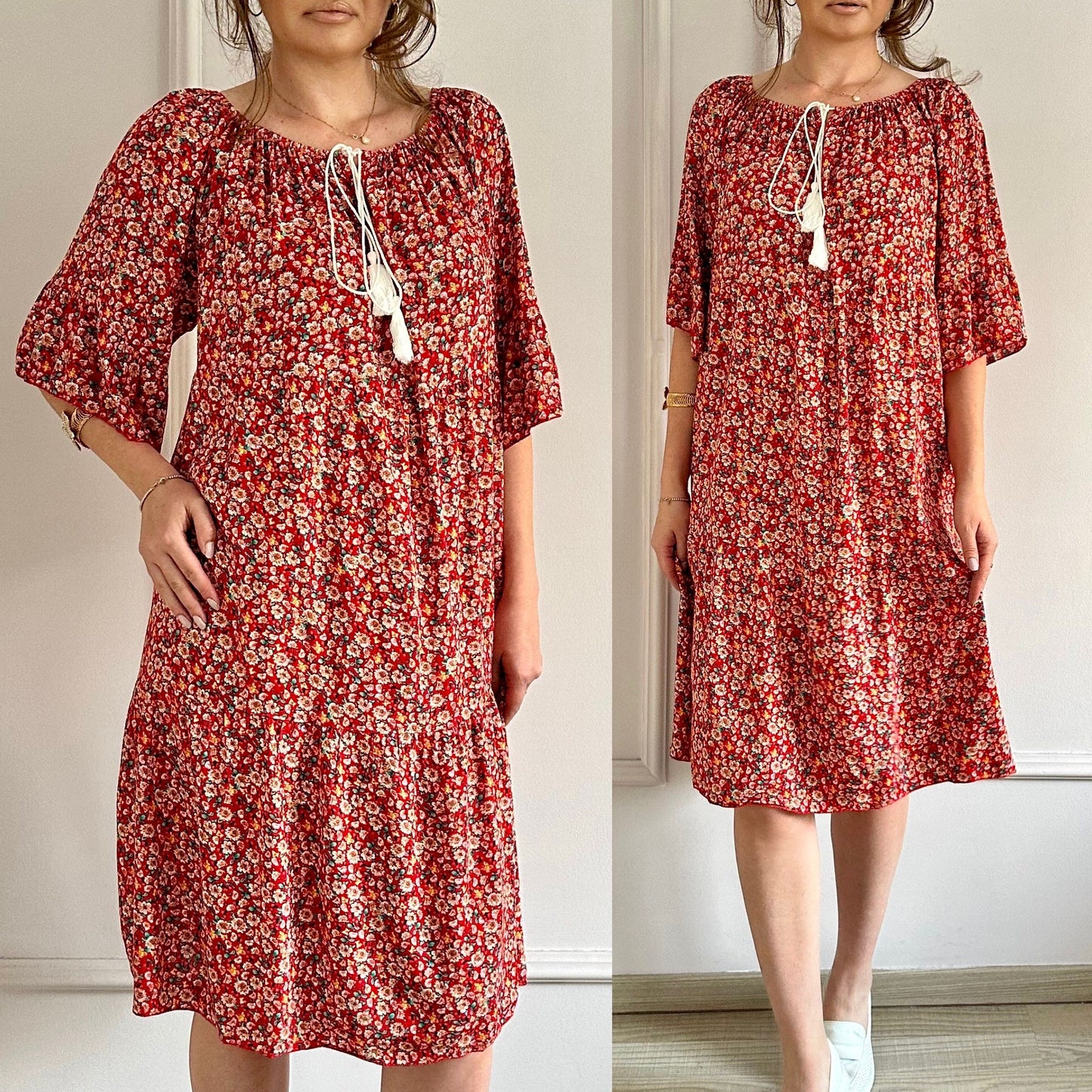 Rochie Kalah Scarlet