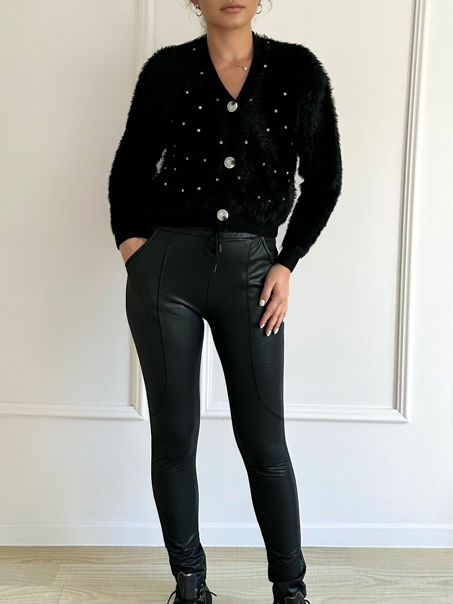 Cardigan pufos Adele