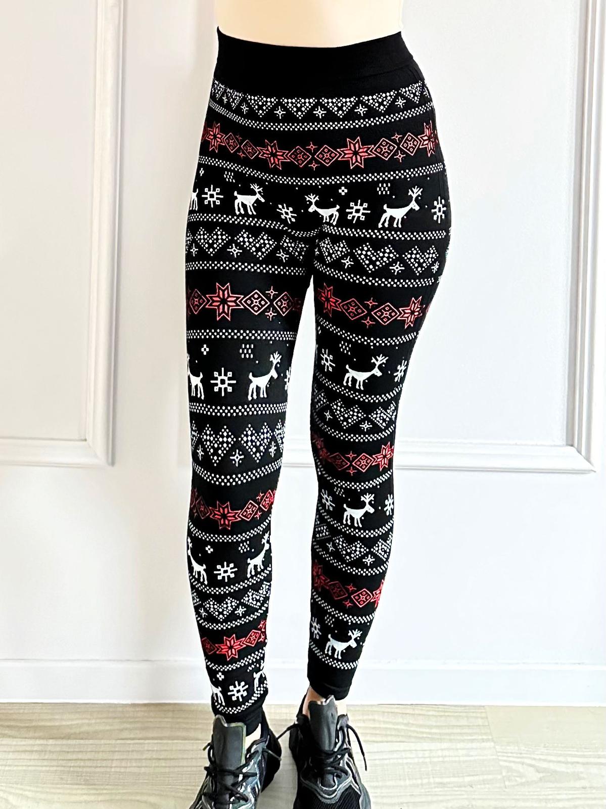 Colanți vătuiți, elastici, talie înaltă Krisa