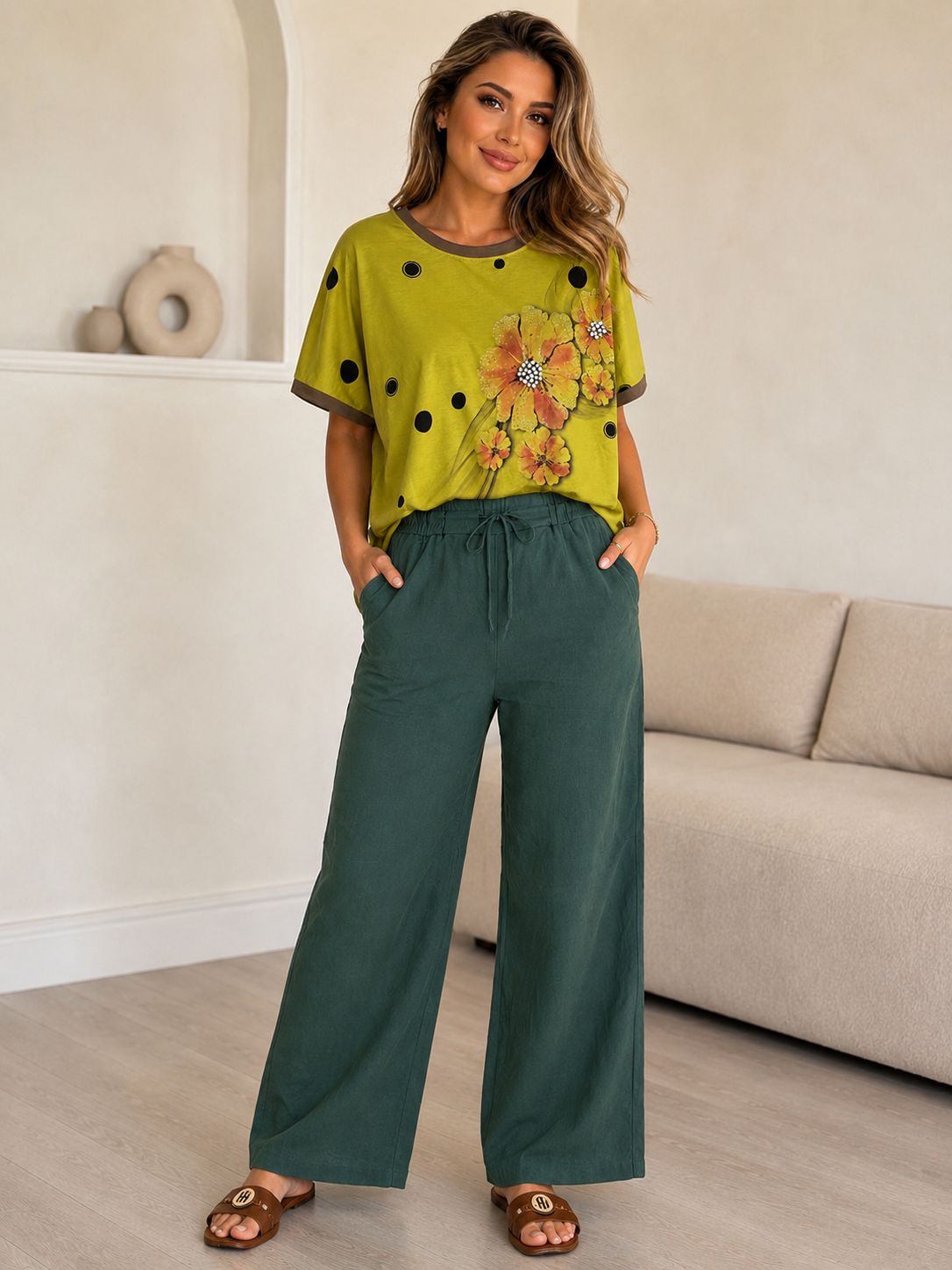 Set Resty - Bluză și Pantaloni