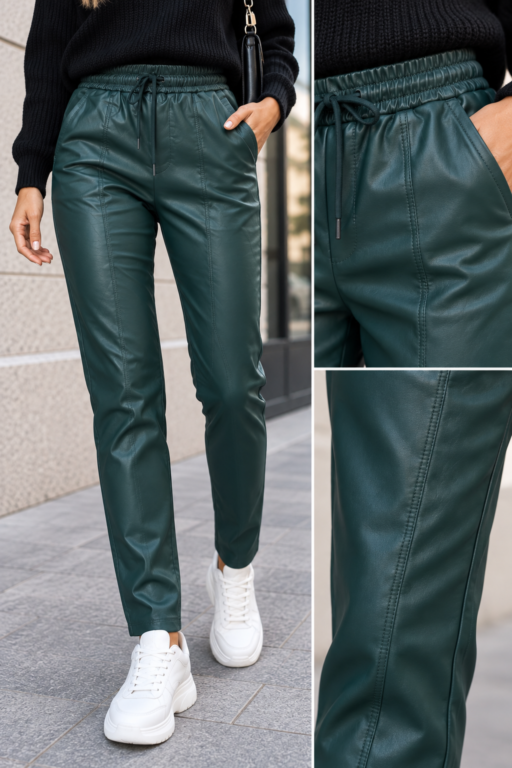 Pantaloni piele ecologică Allen
