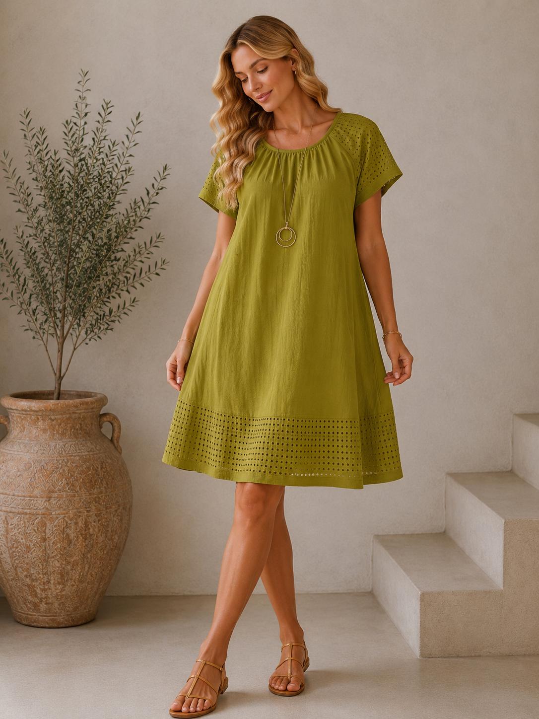 Rochie din In și Bumbac “Cika”