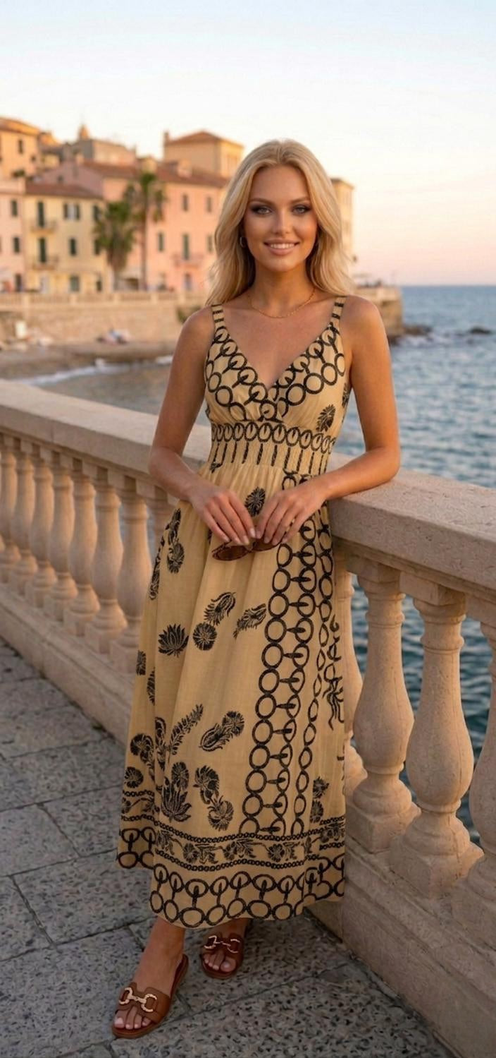 Rochie Midi Aleya – Eleganță Lejeră de Vară