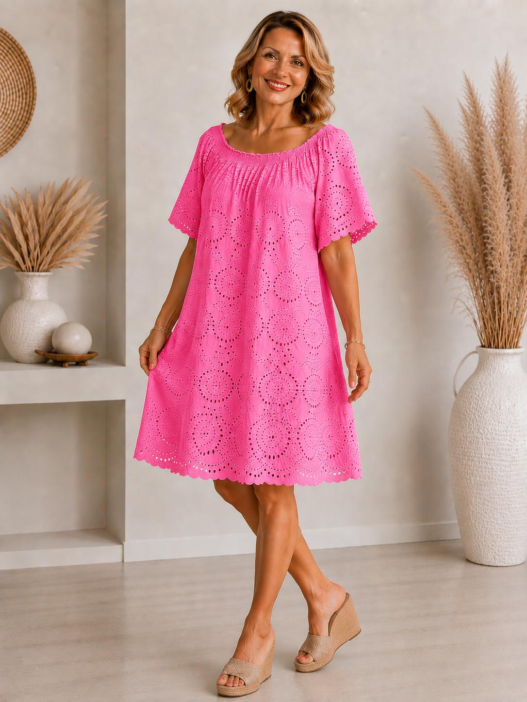 Rochie Samyra - broderie cu căptușeală