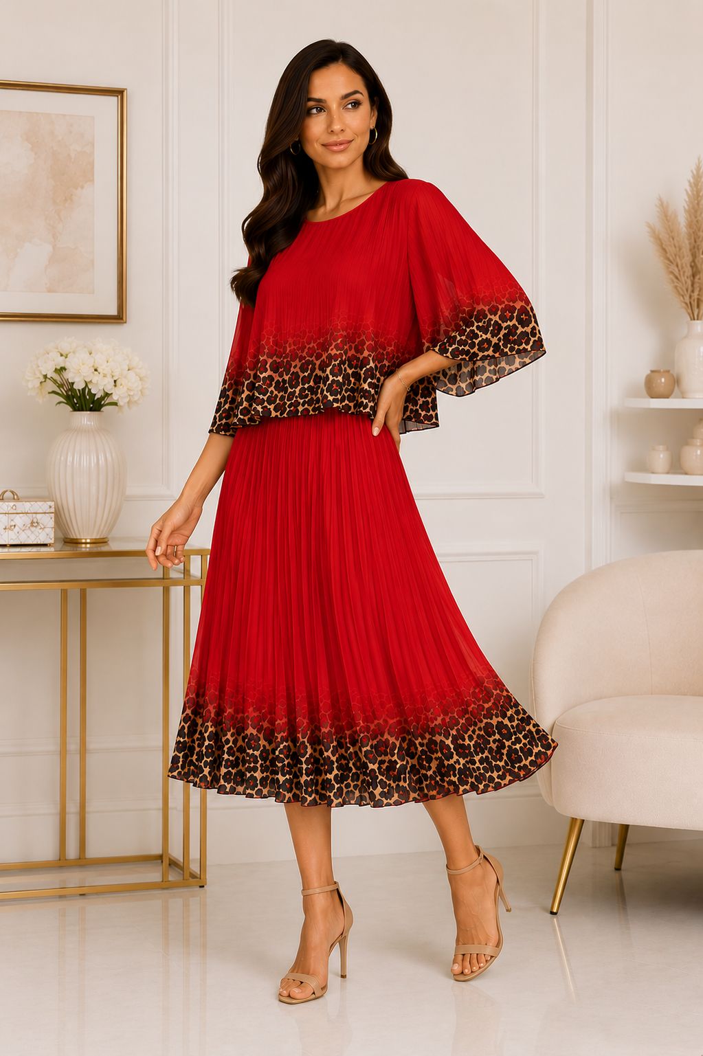Rochie cu pliuri Volare 🐆