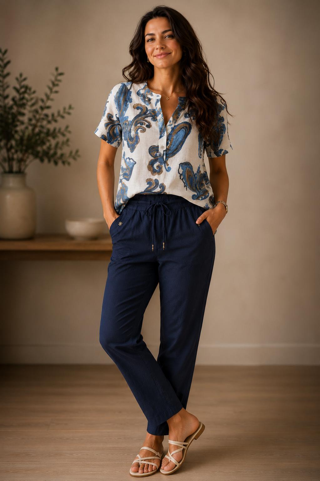 Set “Olga” - Cămașă și Pantaloni