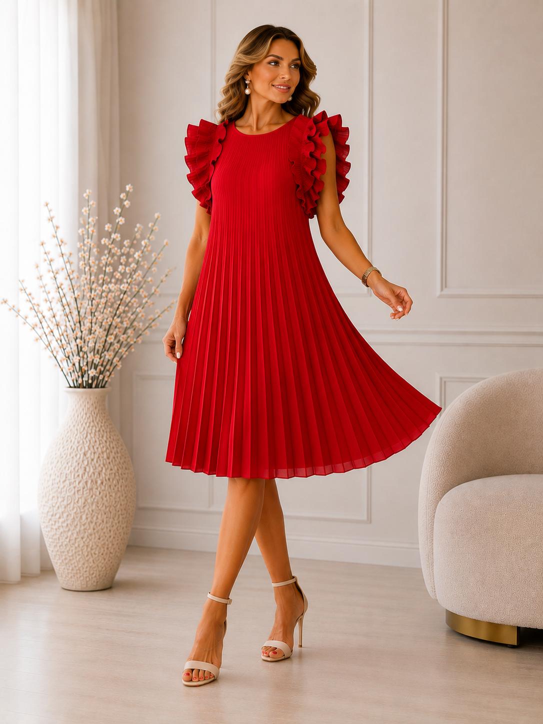 Rochie cu pliuri Neya