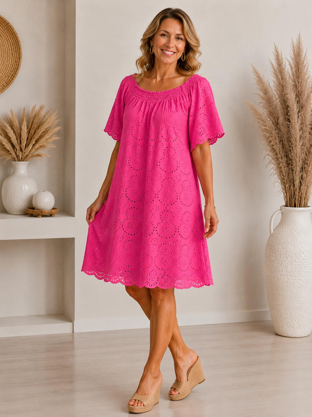 Rochie Samyra - broderie cu căptușeală