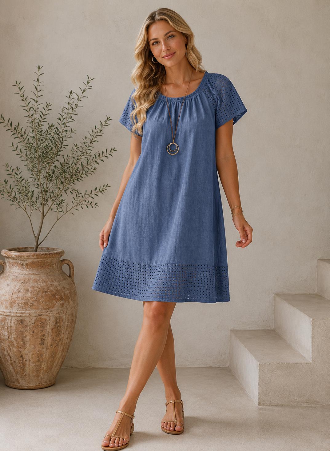 Rochie din In și Bumbac “Cika”