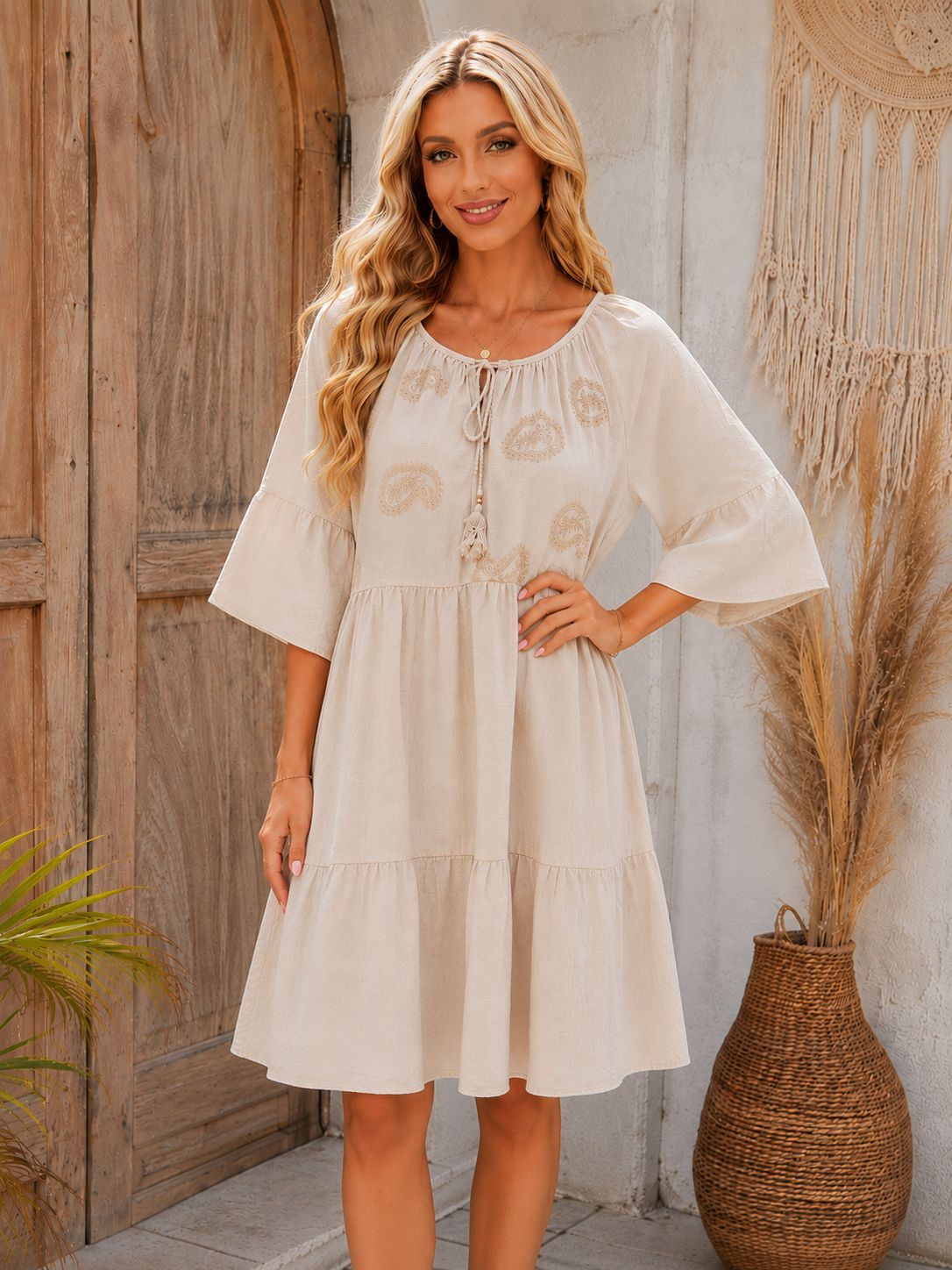 Rochie cu broderie Wish