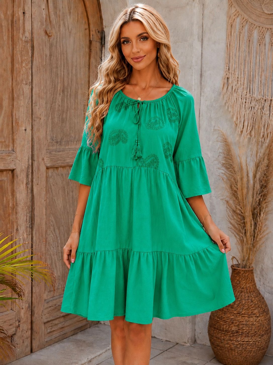 Rochie cu broderie Wish
