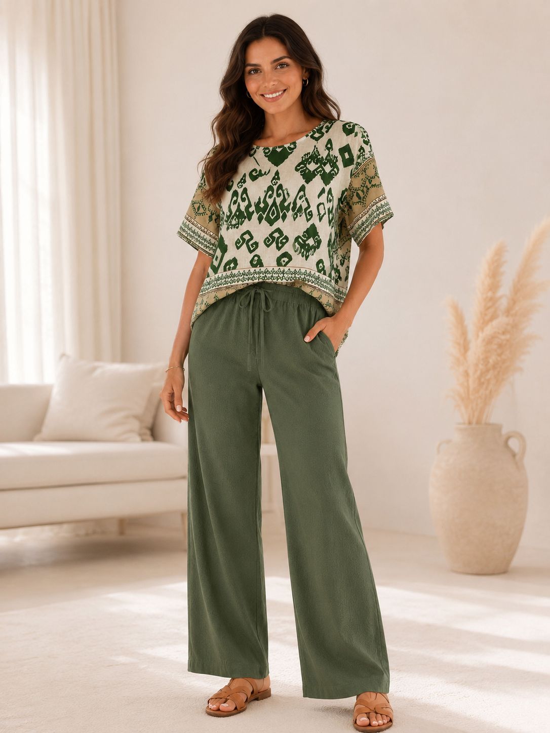 Set Slavik - bluză și pantaloni