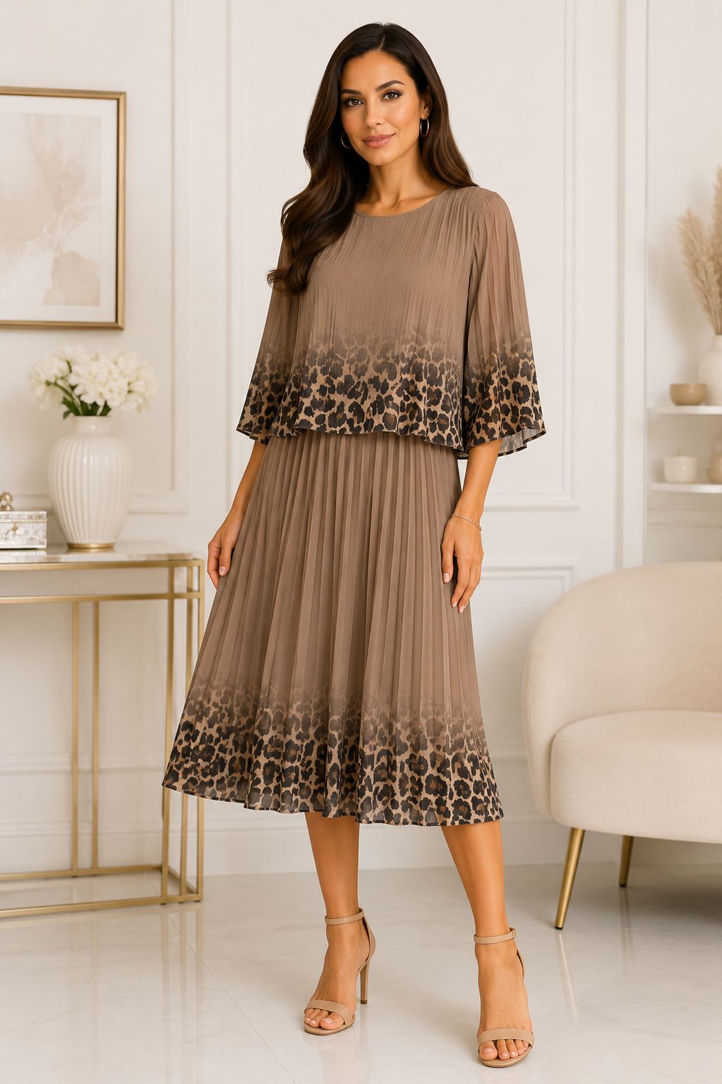Rochie cu pliuri Volare 🐆