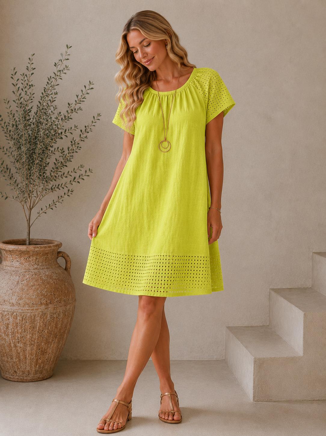 Rochie din In și Bumbac “Cika”