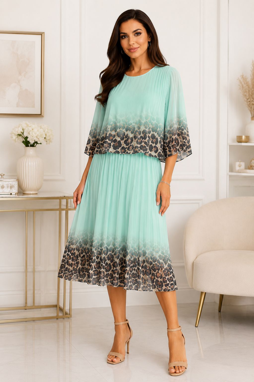 Rochie cu pliuri Volare 🐆
