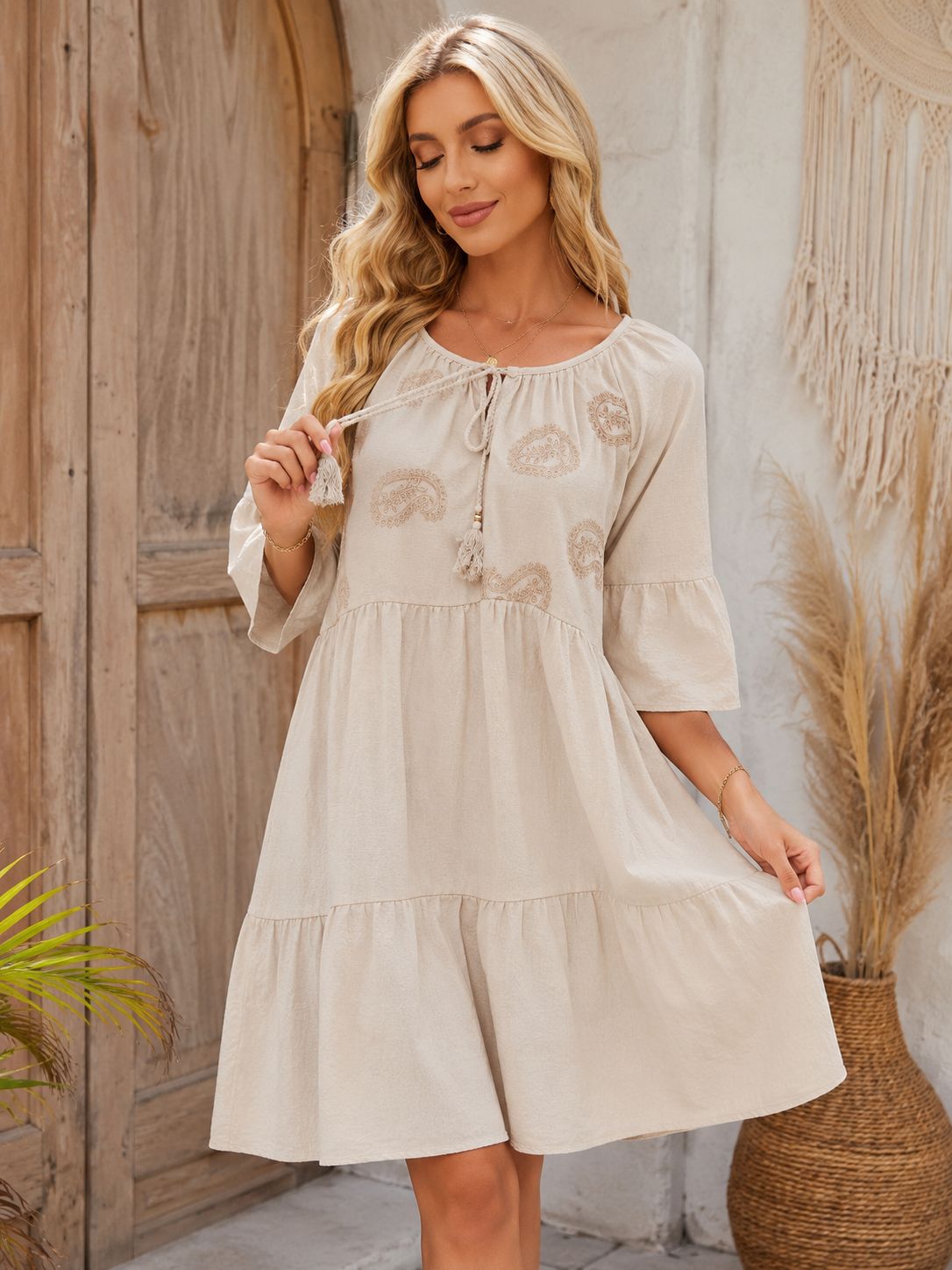 Rochie cu broderie Wish