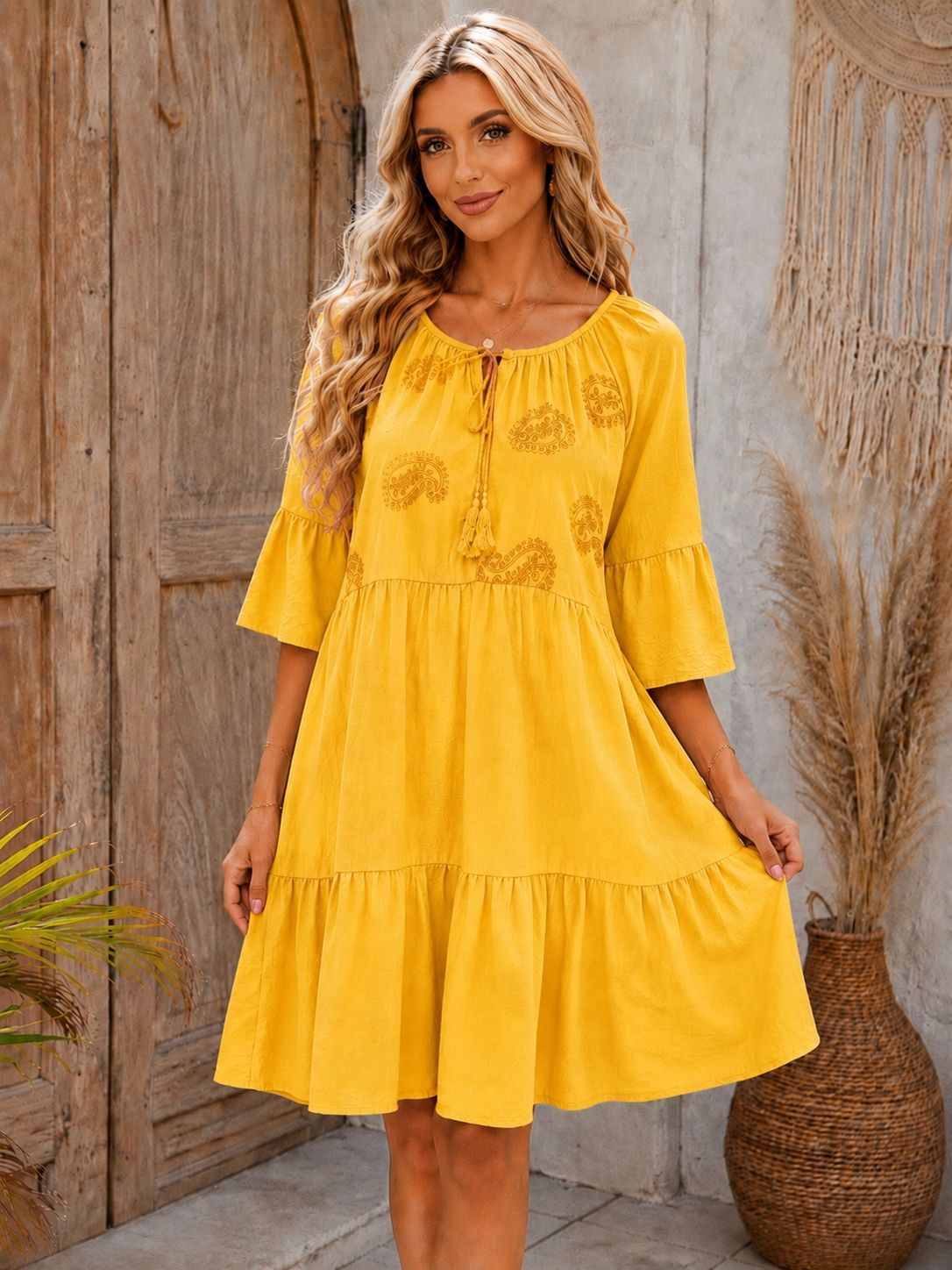 Rochie cu broderie Wish