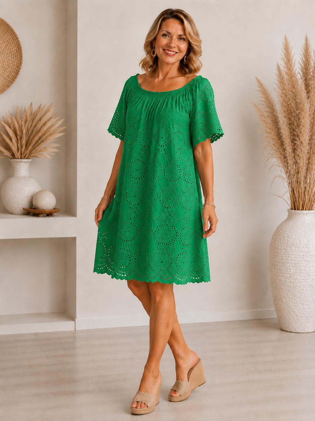Rochie Samyra - broderie cu căptușeală