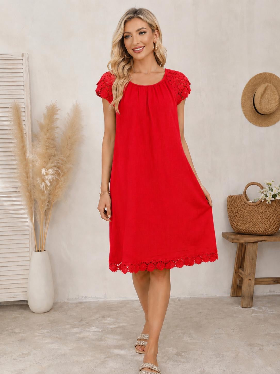 Rochie cu broderie Mika