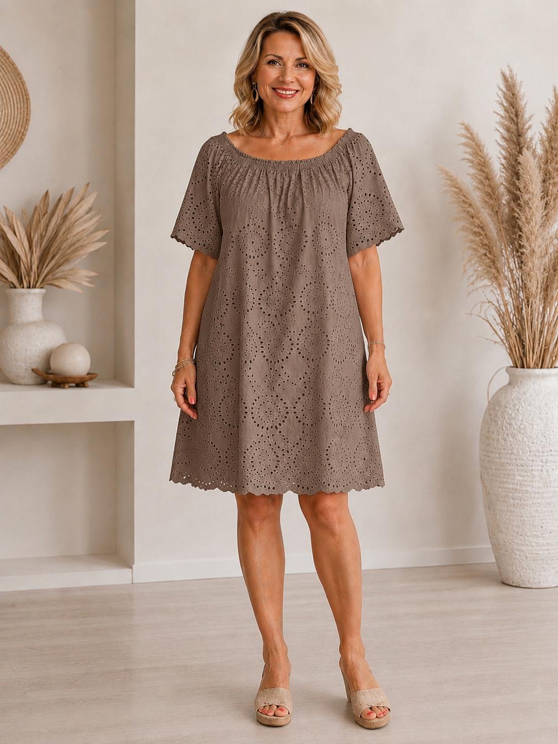 Rochie Samyra - broderie cu căptușeală