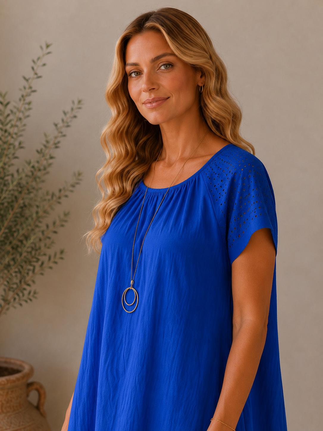 Rochie din In și Bumbac “Cika”