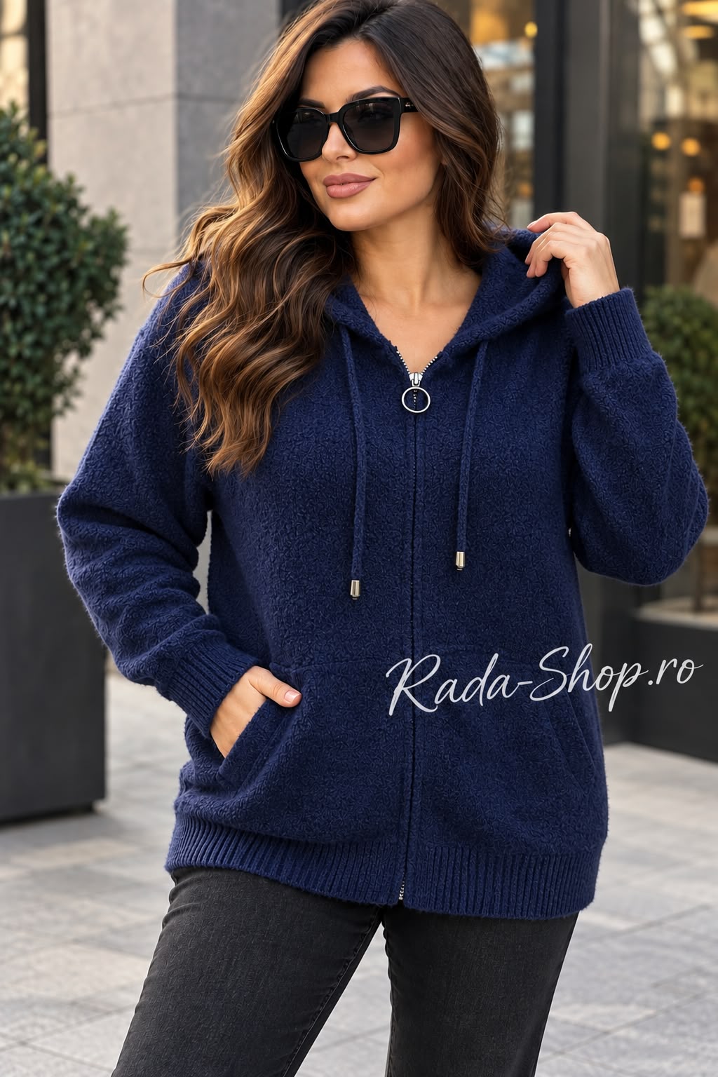 Cardigan cu glugă Nola
