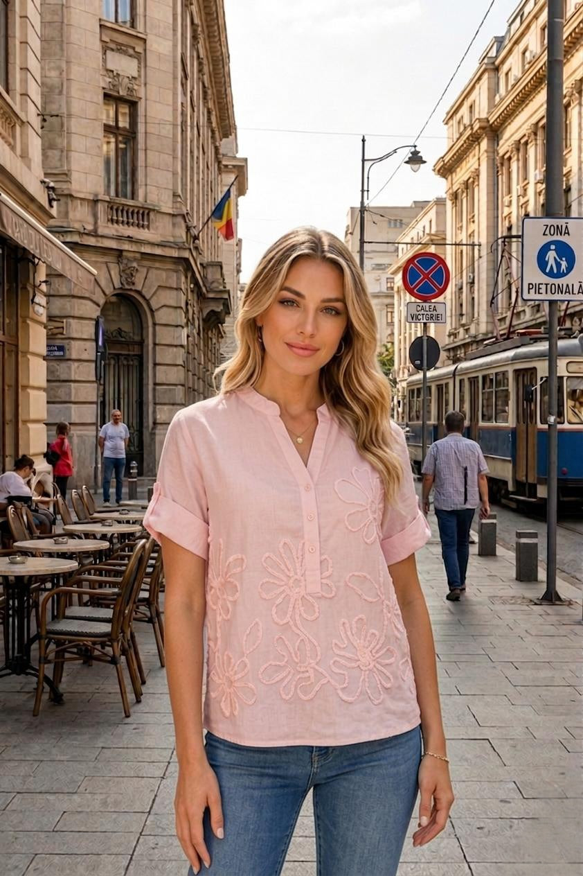 Cămașă brodată Karen