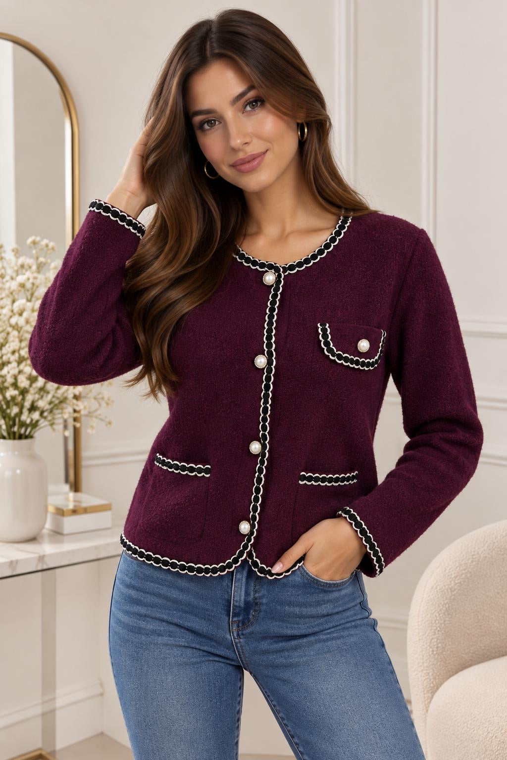 Cardigan clasic Rhai