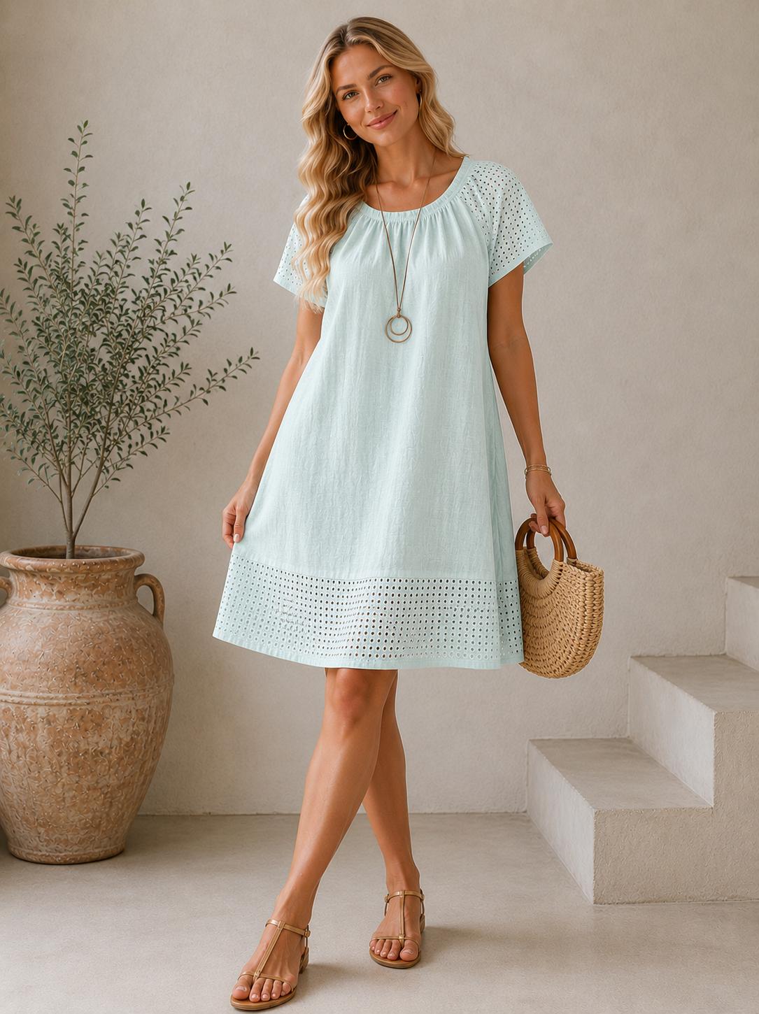 Rochie din In și Bumbac “Cika”