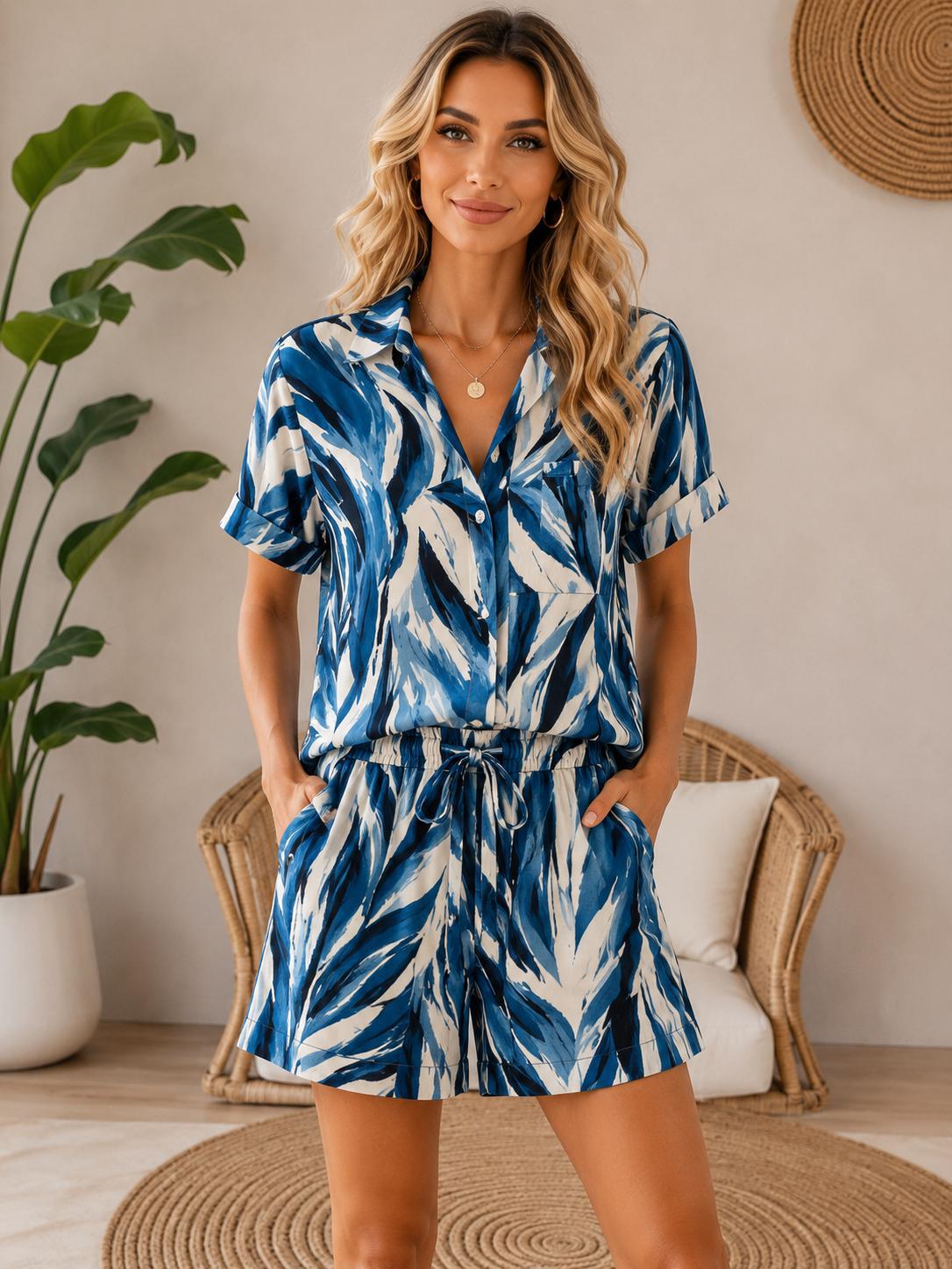 Set Kaia - cămașă și pantaloni