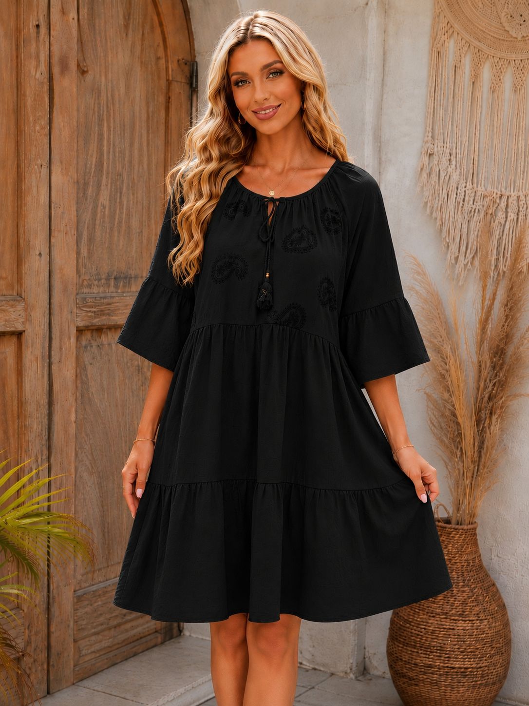 Rochie cu broderie Wish