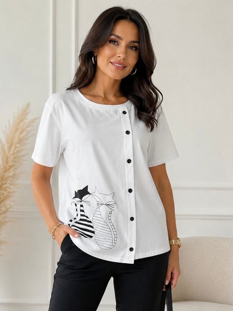 Set Katy - tricou și pantaloni -