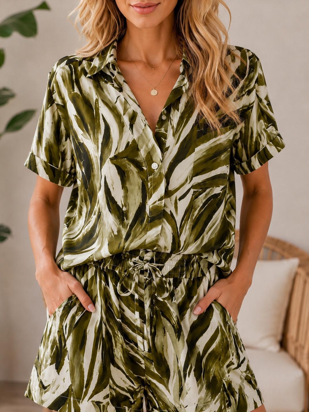 Set Kaia - cămașă și pantaloni