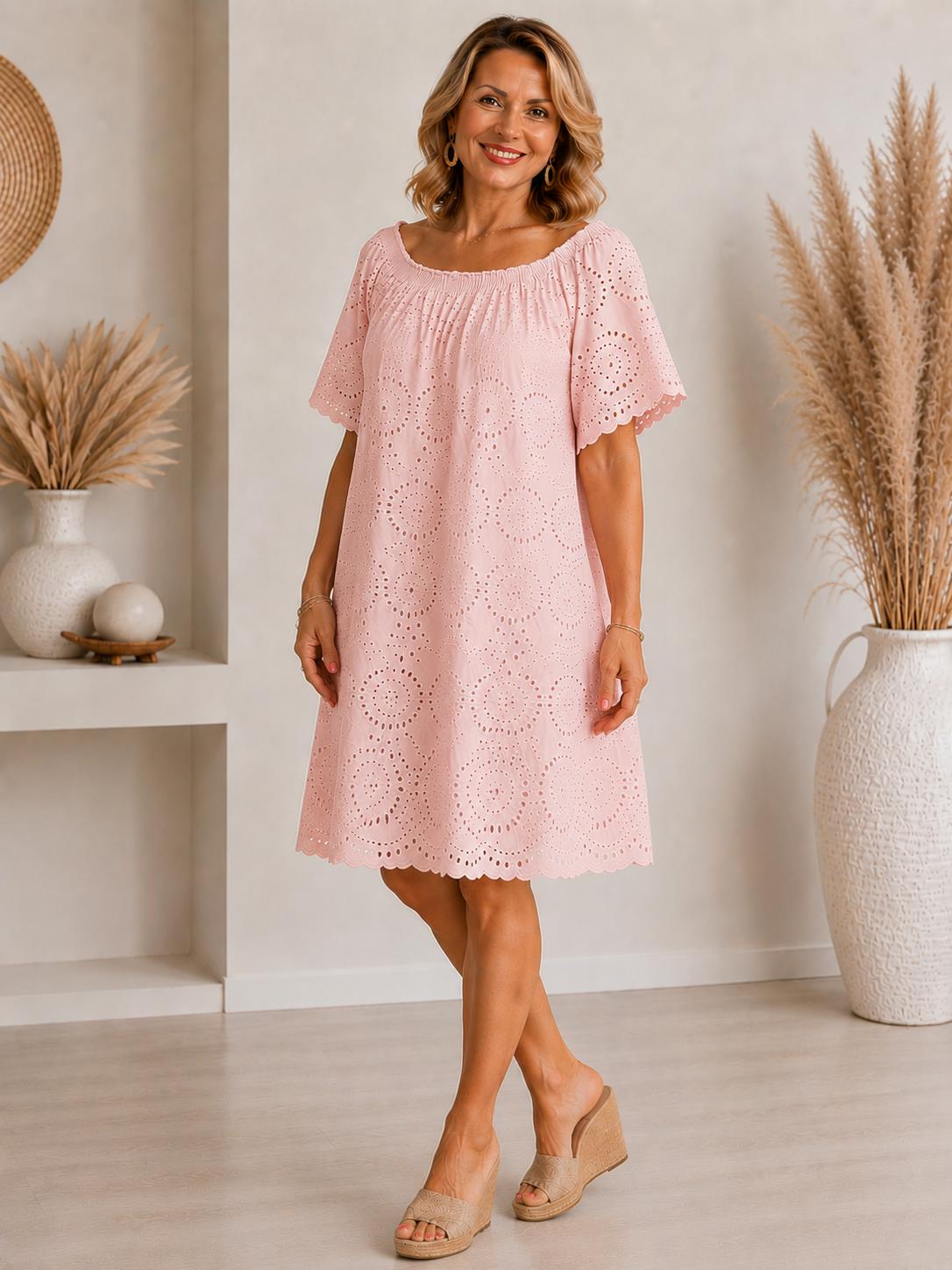 Rochie Samyra - broderie cu căptușeală