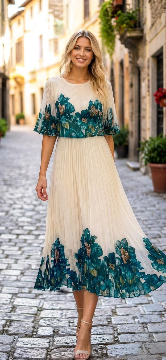 Rochie cu pliuri Serena
