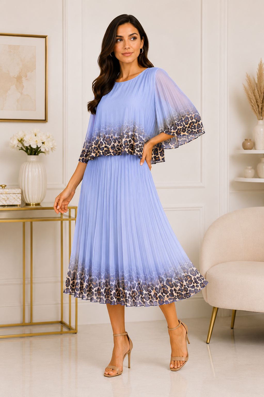Rochie cu pliuri Volare 🐆