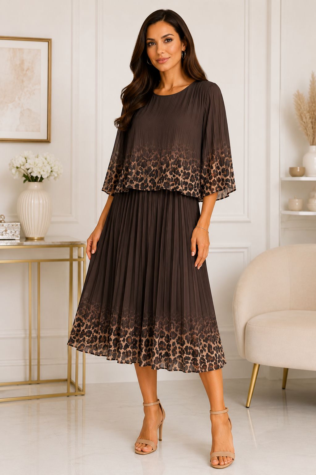 Rochie cu pliuri Volare 🐆