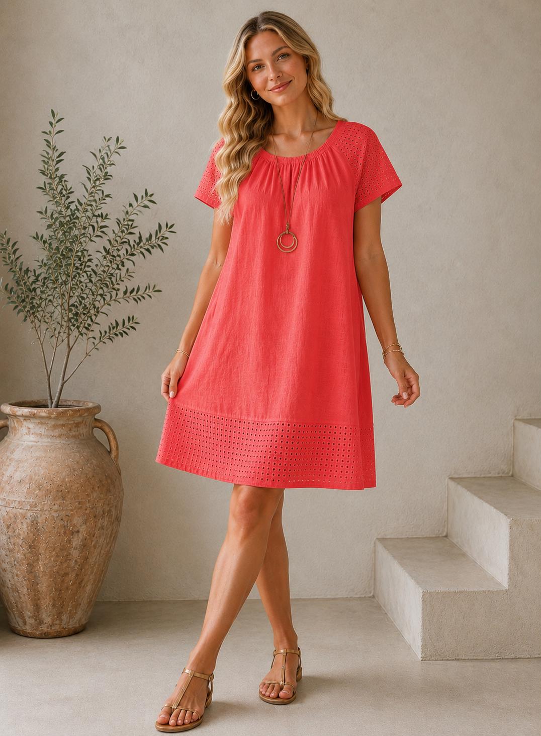 Rochie din In și Bumbac “Cika”