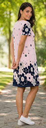 Rochie din in cu bumbac Anema