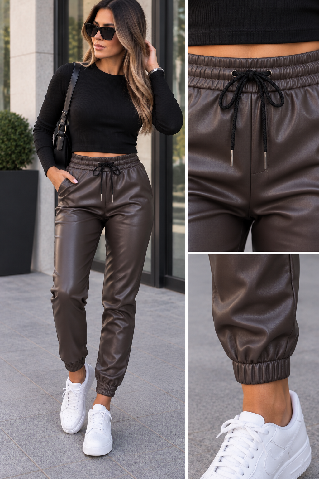 Pantaloni piele ecologică Maya