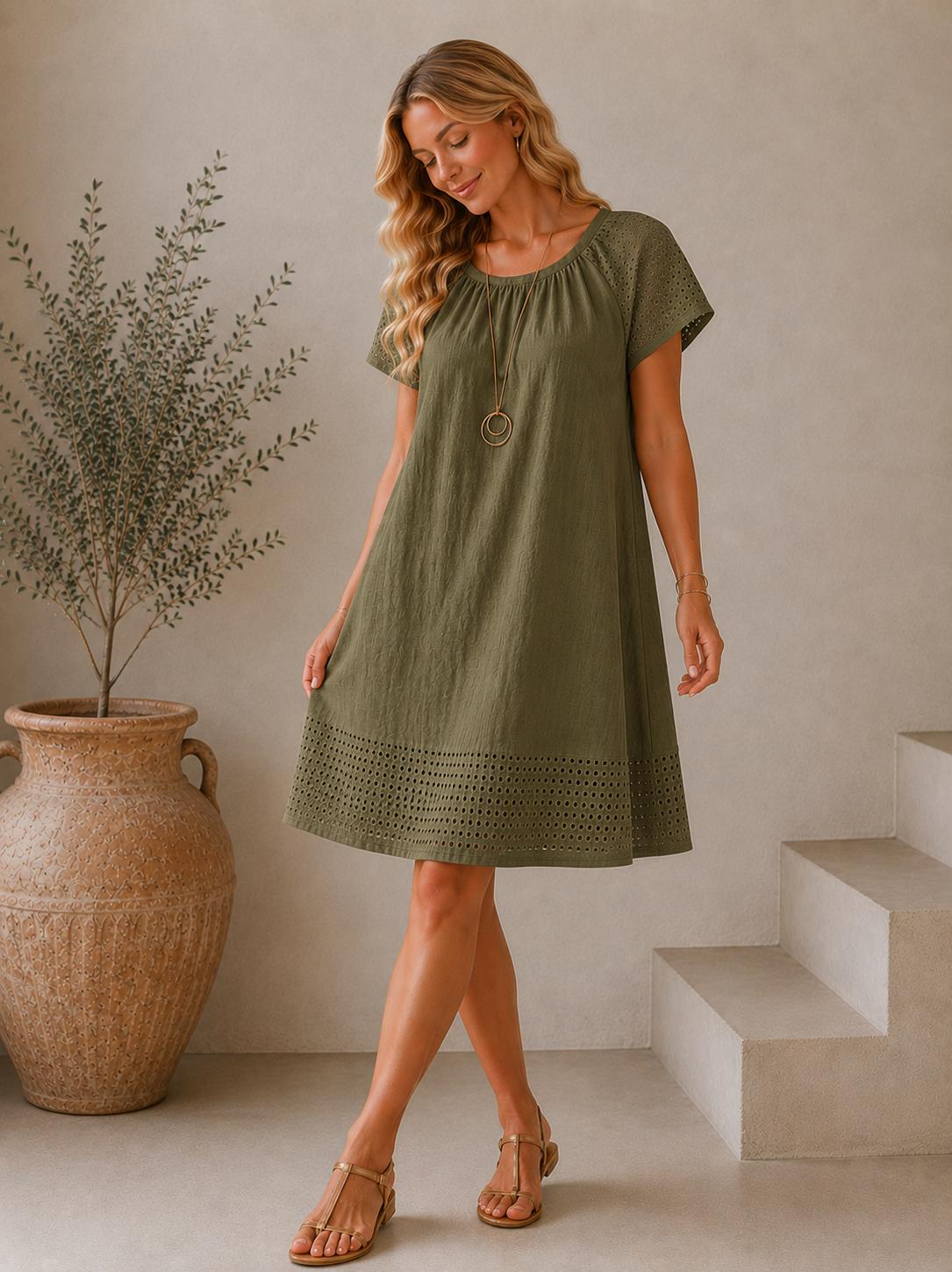 Rochie din In și Bumbac “Cika”
