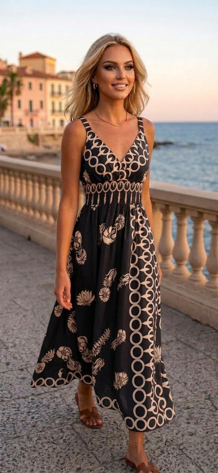 Rochie Midi Aleya – Eleganță Lejeră de Vară
