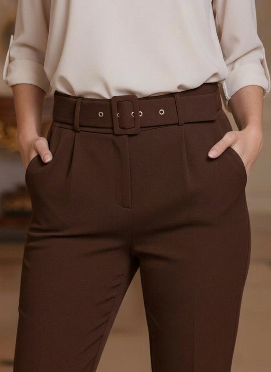 Pantaloni cu curea Clasica