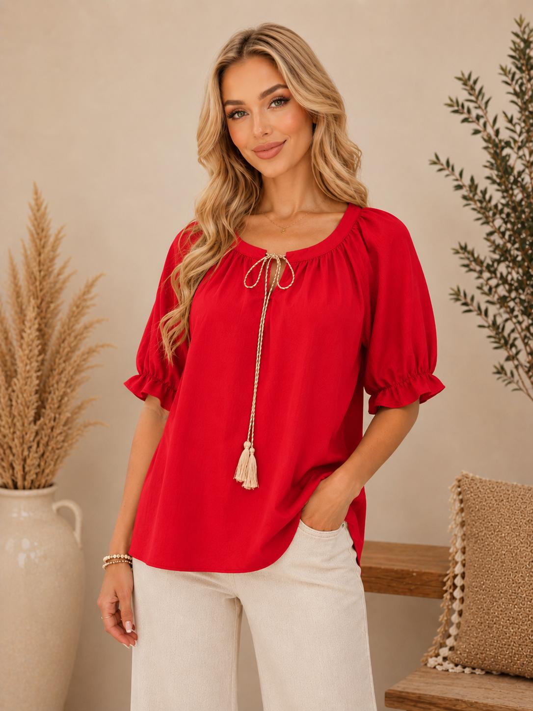 Bluză Karina – Eleganță și Confort