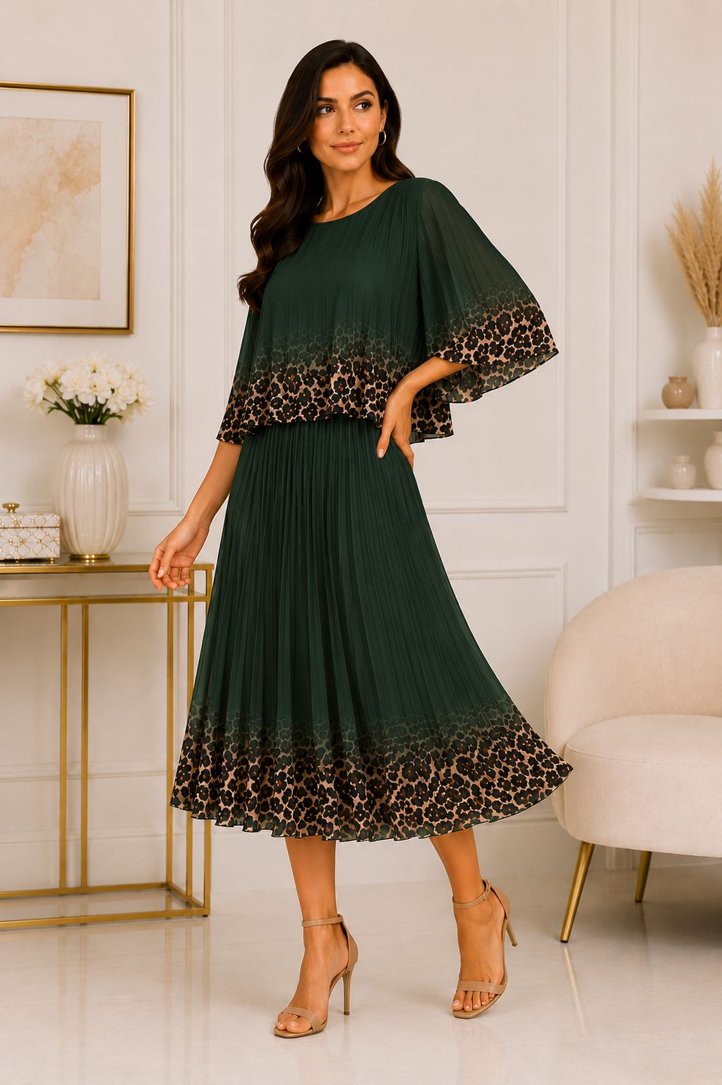Rochie cu pliuri Volare 🐆