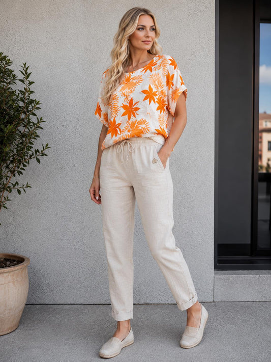 Set de Vară „Exotik” – Bluză și Pantaloni