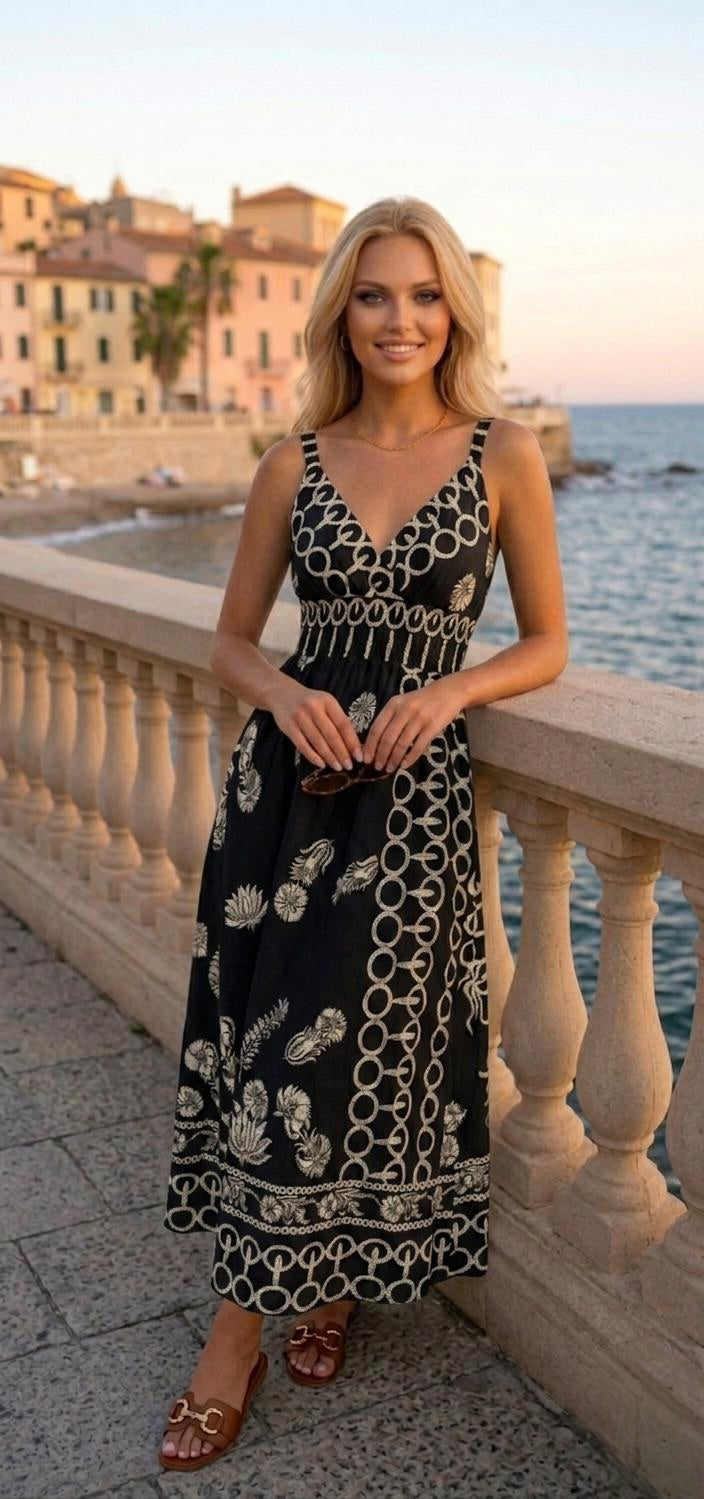 Rochie Midi Aleya – Eleganță Lejeră de Vară